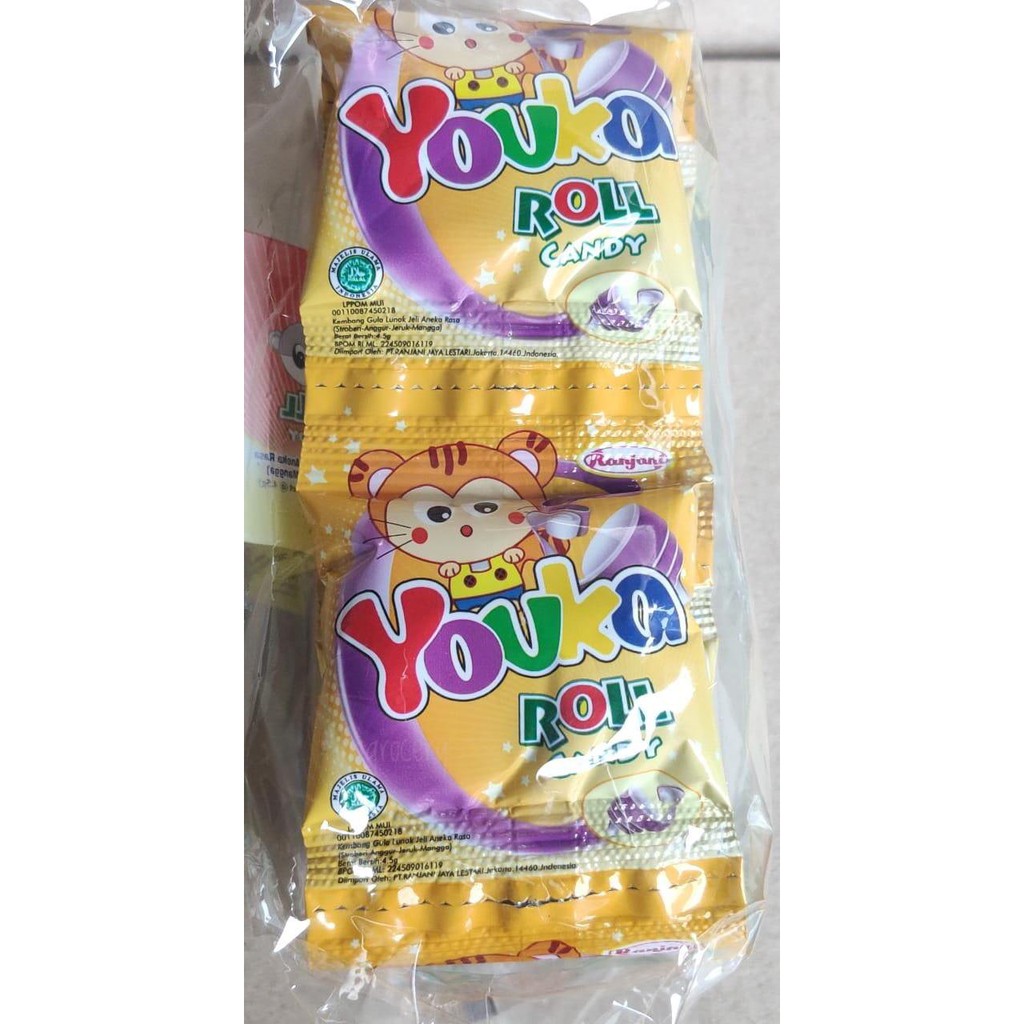 

YOUKA ROLL CANDY 90gr 20pcs