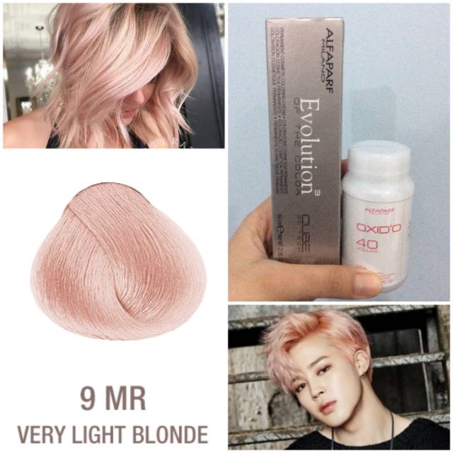 Alfaparf Color Evolution Metallic Rose 9mr Very Light Blonde