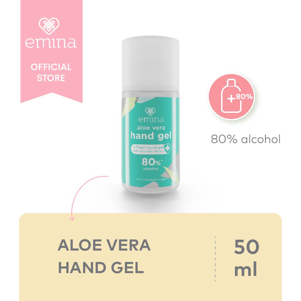 (READY &amp; ORI) Emina Aloe Vera Gel With Quadruple Hydration System Hand Sanitizer / Face Mist