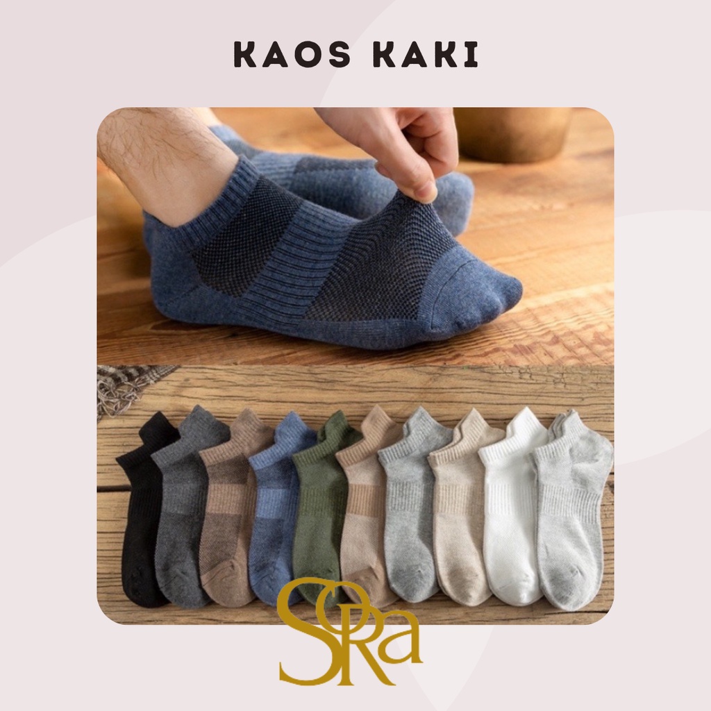 Kaos kaki breathable easy wind / kaos kaki pendek / kaos kaki pria / kaos kaki wanita