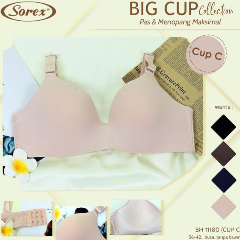 Sorex 11180 Bh Tanpa Kawat Seamless Cup C 36-42