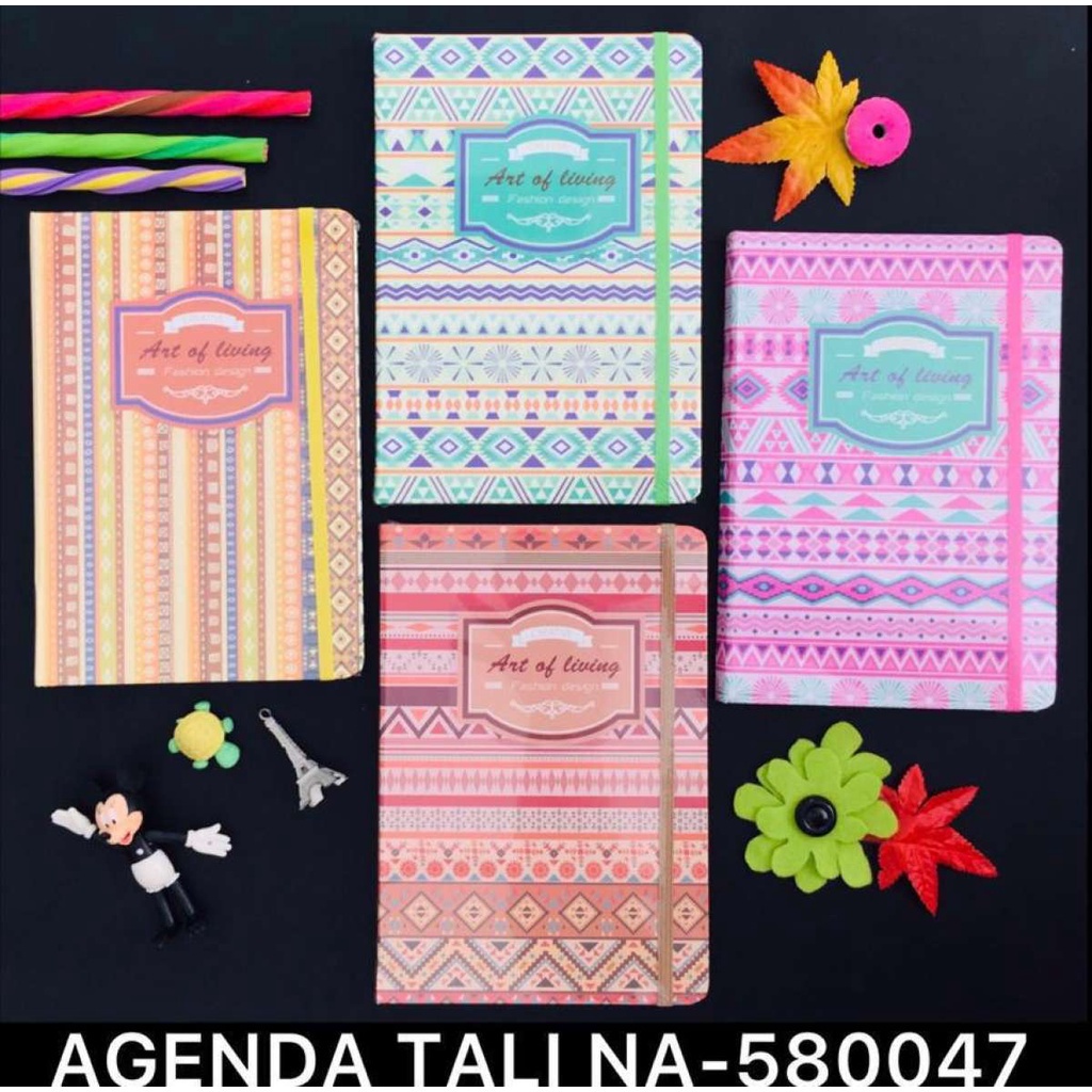 

ROYALE STATIONARY - Agenda Tali A5 / Buku Catatan Fancy / Notebook / Buku Diary Motif BATIK