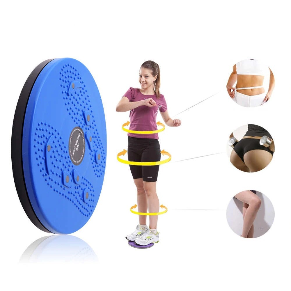 Waist Twisting Disc Piringan Senam Trimmer Jogging Plate Twister - Random Colour