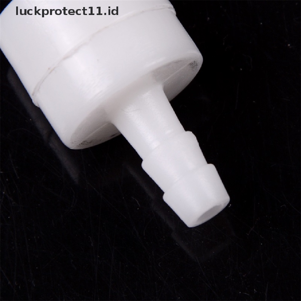 //HG&amp;ID// 6mm 1/4&quot; White One Way Inline Check Valve Fuel Diesel Gas Petrol Liquid Air New .