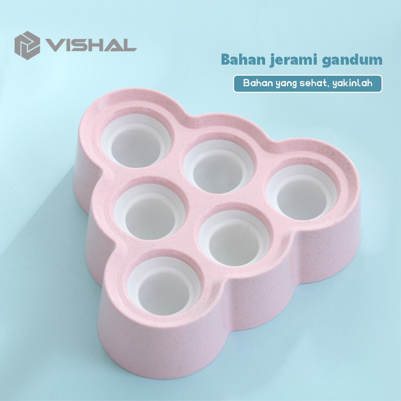 VISHAL  DIY Es Batu Bulat Bola Ice Ball Maker CETAKAN ICE CREAM SILICONE PUDDING JELLY VS-37