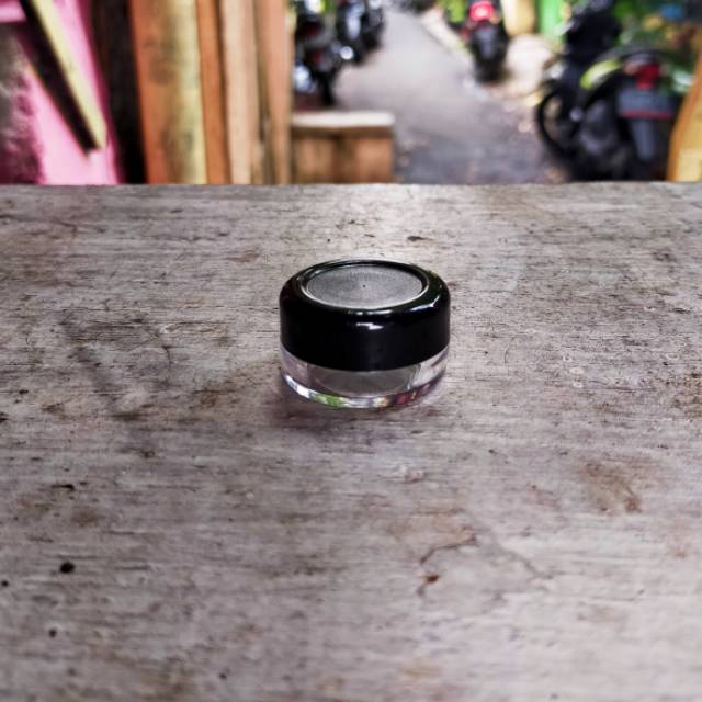Pot krim ps 5 gram hitam transfaran