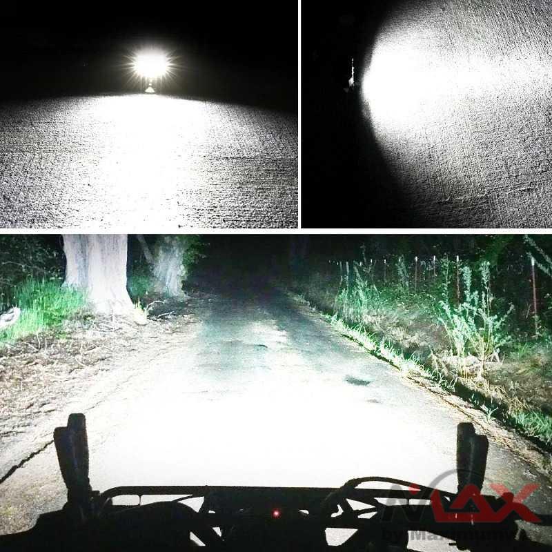 Jexito Lampu Mobil Offroad LED Spot Light Fog Mobil Truck Jeep 4 Inch 60W - JT050 Warna Hitam