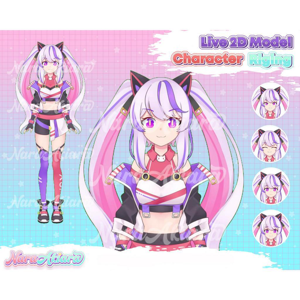 Tampil Beda dalam Streaming dengan Karakter Anime Vtuber Model Live2D, Streaming, Avatar Anime, Kara