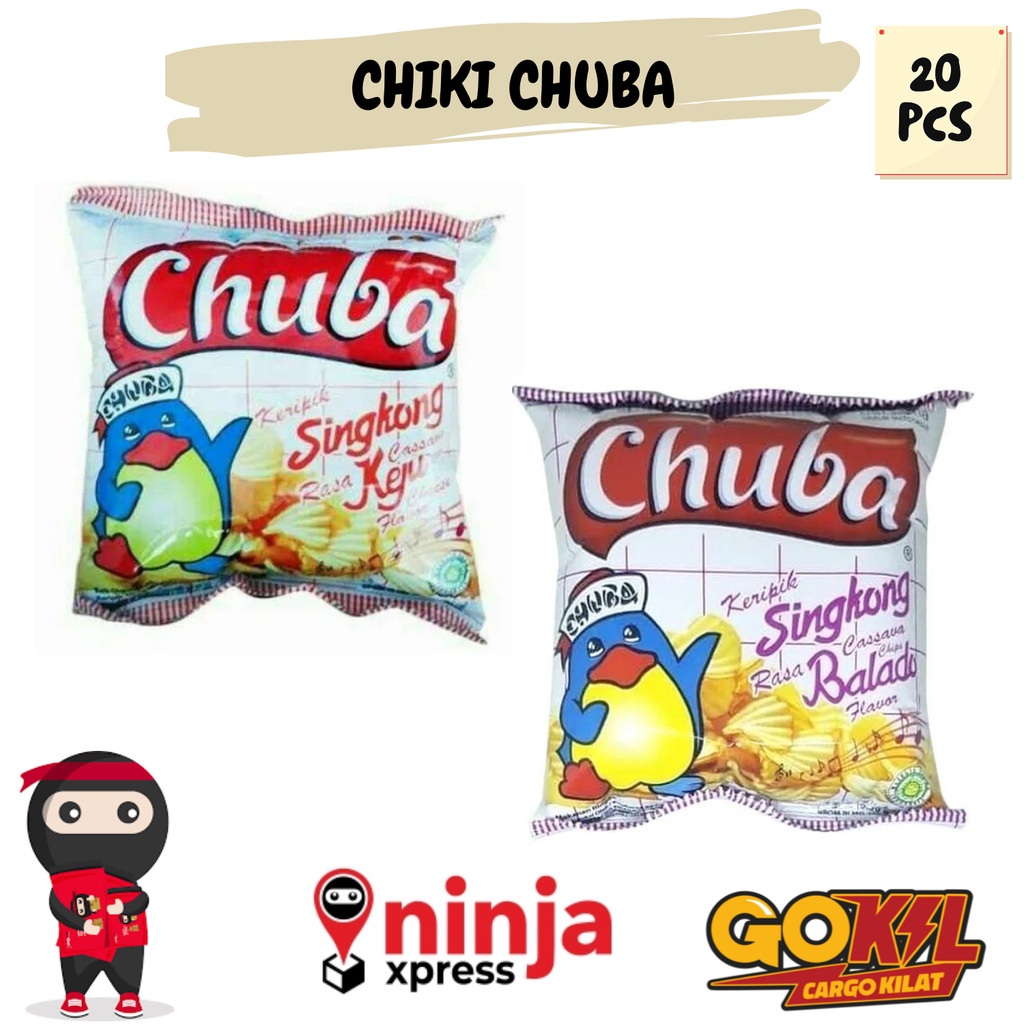 

CHUBA KRIPIK SINGKONG (1 PACK ISI 20PCS)