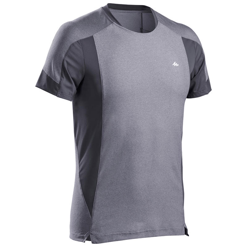 QUECHUA MH500 T-Shirt Kaos Hiking Pria Serap Keringat