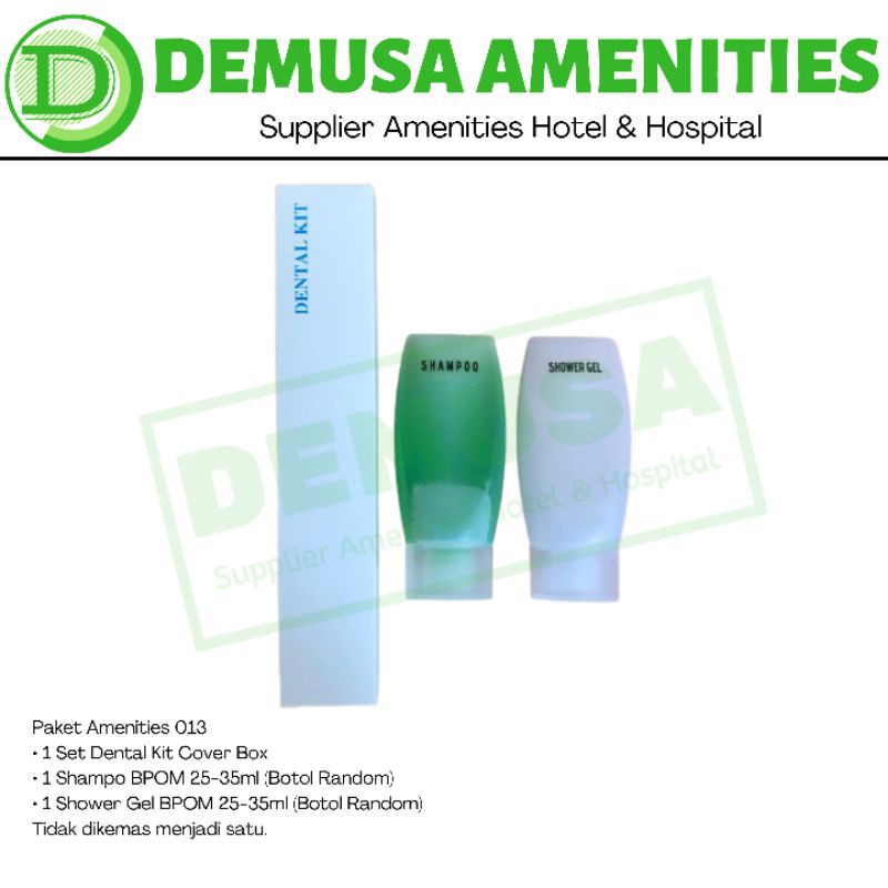 Amenities Hotel (Dental Kit + Shampoo + Shower Gel