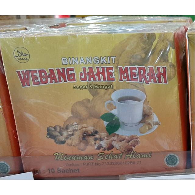 

Wedang Jahe Merah Instan Binangkit isi 10pcs