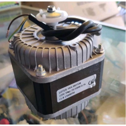Fan Motor Condensor Kulkas Showcase 25 watt Dinamo Kondensor Show Case 25w 220 Volt