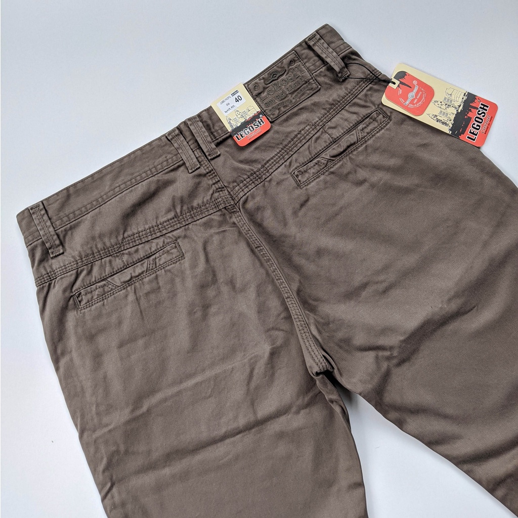 LEGOSH JEANS -  ORIGINAL Chino Kanvas  import Panjang reguler pria standart terbaru