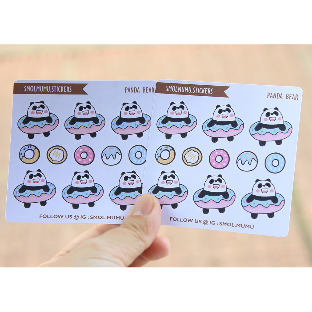 

Sticker Aesthetic Sheet We Bare Bear Panda