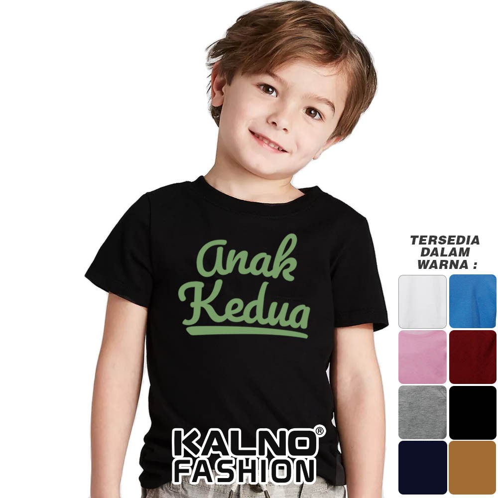 Baju Anak Print anak kedua 307 - Anak Anak Umur 1 -  7 Tahun Ukuran S M L XL Bahan Katun polyester