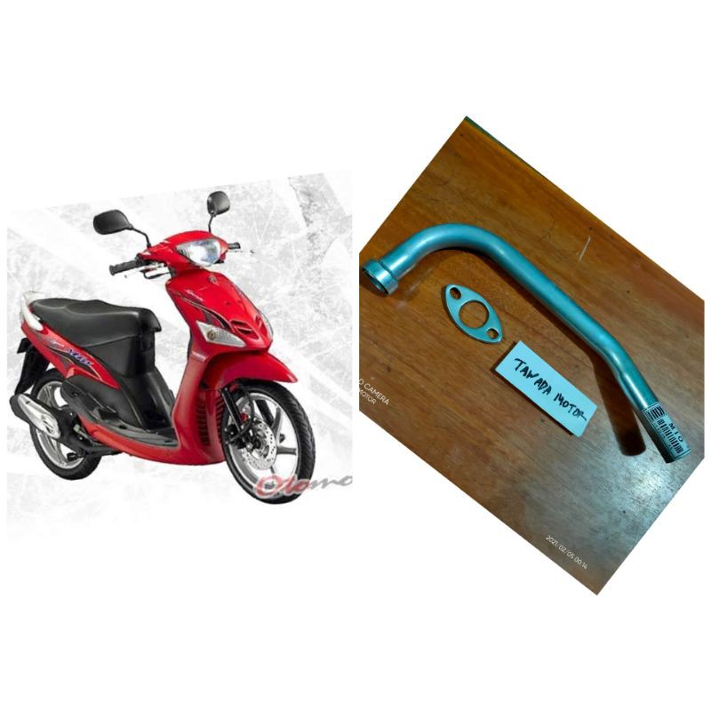 LEHER KNALPOT YAMAHA MIO LAMA MIO SPORTY-SMILE-MIO SOUL LAMA