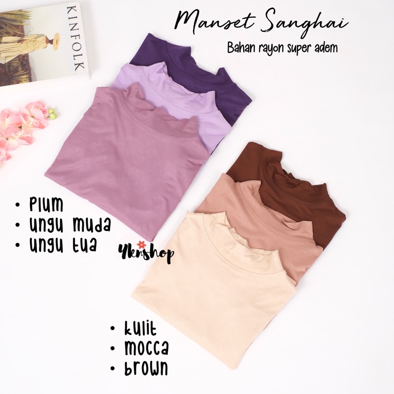 Manset Sanghai Bahan Rayon Super Adem Ukuran L XL XXL