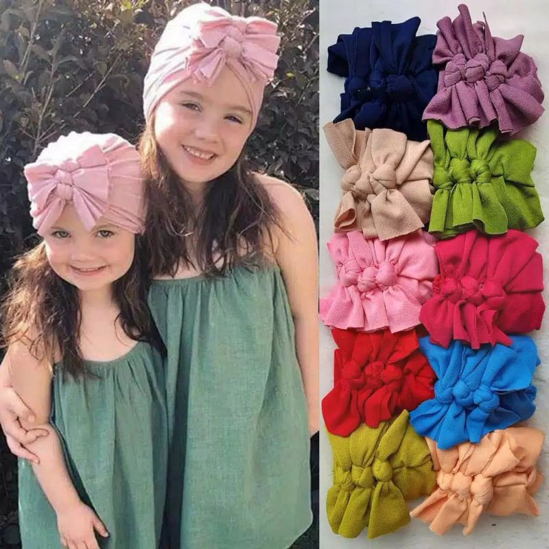 30 Bando Turban Anak Cewek | Hiasan Aksesoris Rambut | Jilbab Hijab Muslimah Fashion Muslim