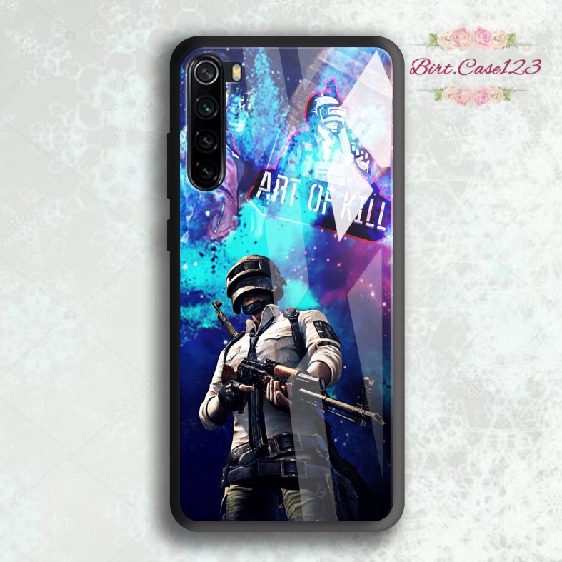 back case glass PUBG Oppo A3s A1k A5 A9 2020 A7 F9 A5s A31 A52 A53 A92 A37 A57 A59 A71 A83 BC4066