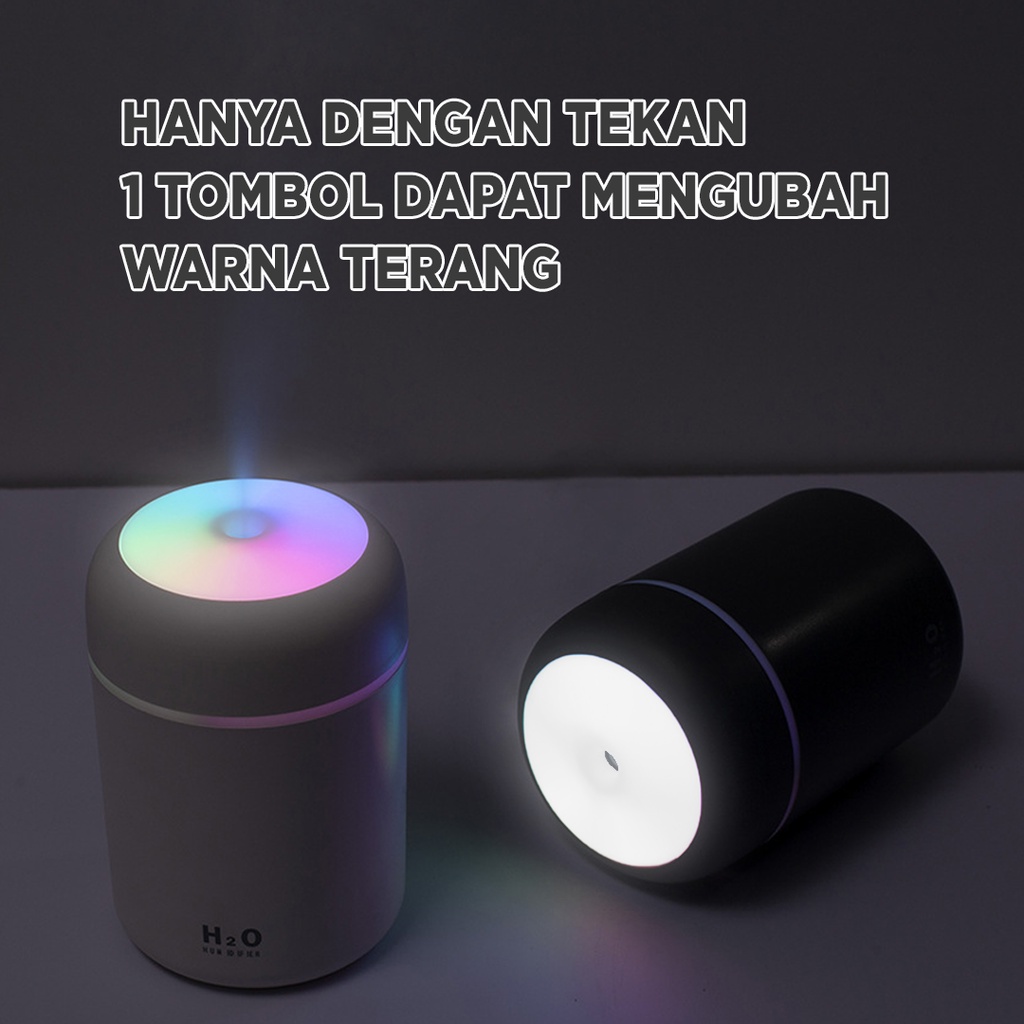 Humidifier 300ML Aromatherapy Purifier Diffuser Portable Mini USB Aroma Warna-warni Diffuser-6