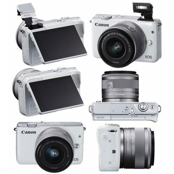 KAMERA DIGITAL CANON EOS M10 KIT 15-45MM ORIGINAL - PAKET BONUS - KAMERA MIRRORLESS CANON EOS M10