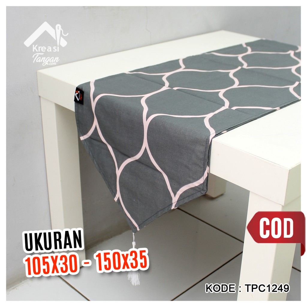 TAPLAK MEJA / TABLE RUNNER UKURAN 105x30 - 150x35 TPC1249