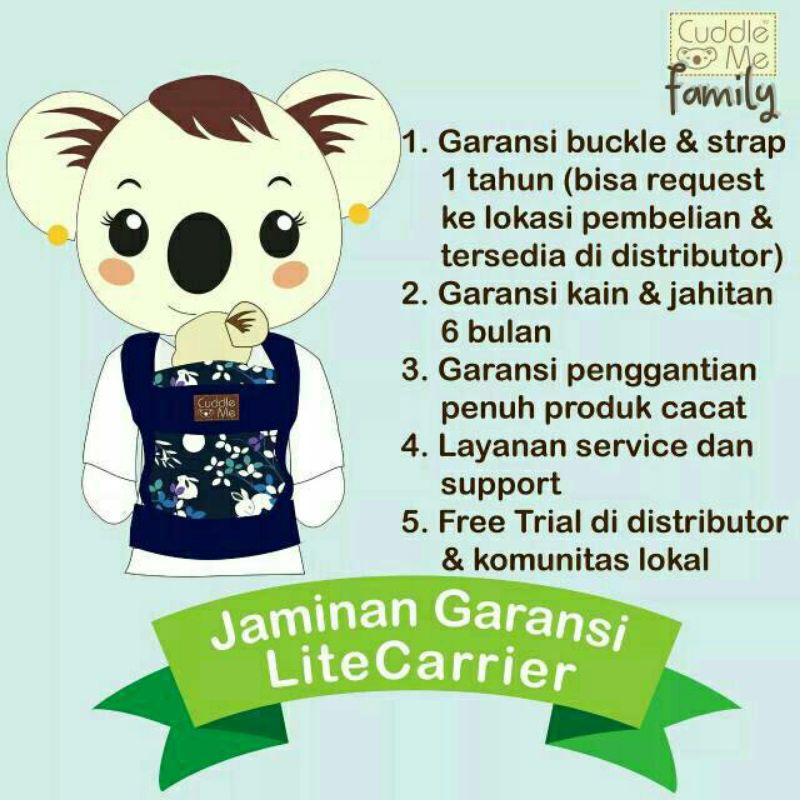 FREE GIFT Cuddle me LITE carrier  / Cuddleme Lite Carrier drollpad footstrap / SSC Gendongan MShape