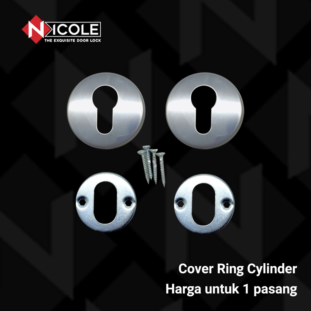 Cover Cylinder / Escutcheon / Penutup Ring Silinder Kunci Stainless