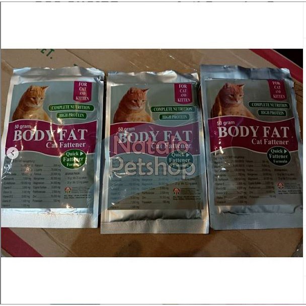 Body Fat Cat Fattener / Penggemuk Kucing / Vitamin