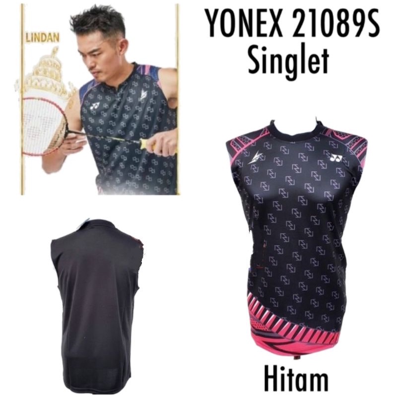 MURAH COD Singlet Baju Jersey Badminton Japan Yonex 21089S GO Grade Ori Import Kaos Bulutangkis