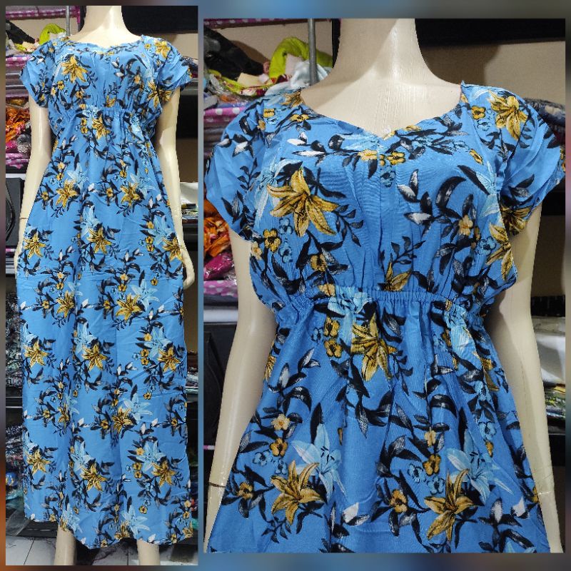 Daster Manohara jumbo panjang bali LD 120 PJ 130-38