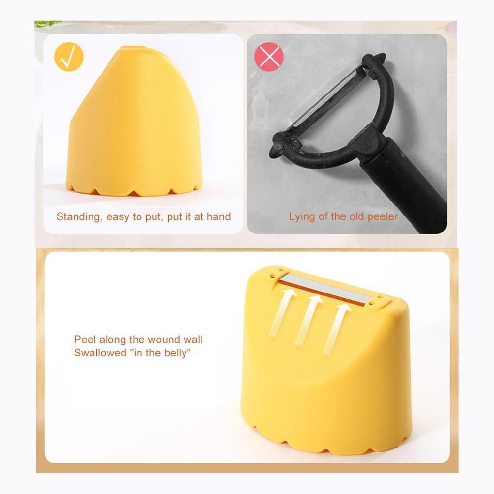 2pcs Peeler Praktis Multifungsi Mini Portable Pengupas Buah Parutan Kentang Alat Perlengkapan Gadget Dapur