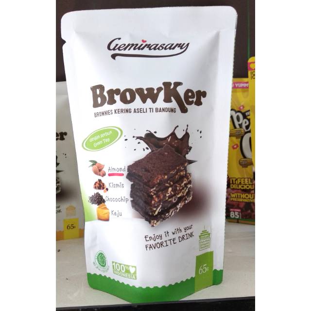 Kuliner & Oleh-oleh Bandung Brownies Kering Green Tea