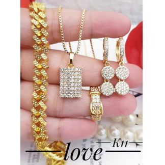 Xuping set perhiasan gold LL060622