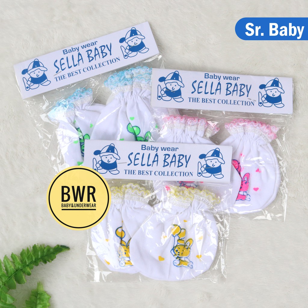 SARUNG TANGAN KAKI BAYI | SARUNG TANGAN BAYI | SARUNG TANGAN MURAH - Bwr V A3 B3