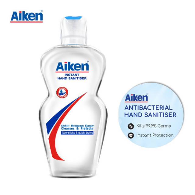 Download Hand Sanitizer Aiken Kualitas Bagus Shopee Indonesia PSD Mockup Templates