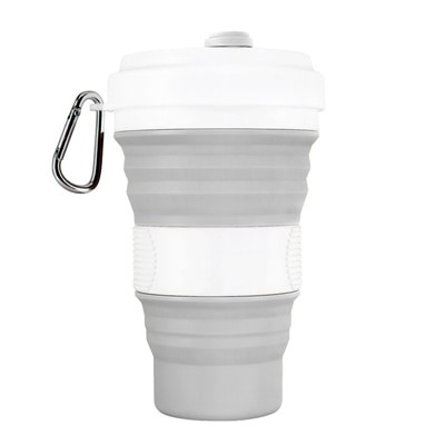 Gelas Lipat 550ml Silikon Foldable Travel Mug 550ml TW