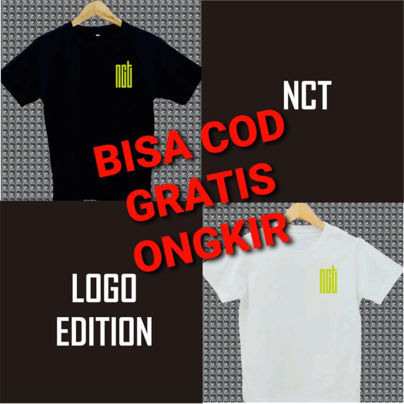 Baju Kaos Official NCT Logo Green/NCT127/Tshirt NCT Logo/Lucas/Lee Taeyong/Mark Lee/Kpop/Murah