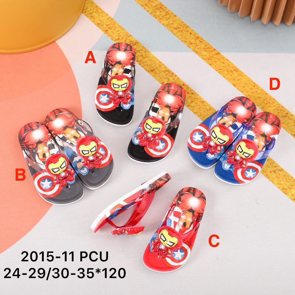[PROMO] COD Sandal Anak Cowok Captain America 2015-11 PCU