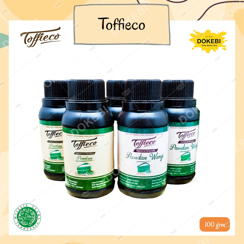 

TOFFIECO PASTA PANDAN & PANDAN WANGI 100GR- PERISA PANDAN PASTA - TOFIECO PANDAN - PANDA PASTE