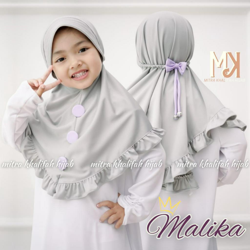 JILBAB ANAK MALIKA / HIJAB ANAK MALIKA TALI PITA BERGO ANAK MALIKA/ Jilbab Anak Bergo MALIKA/ HIJAB 