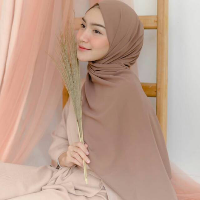 Pasmina ceruti babydoll premium 75x180cm HIJAB PASHMINA CERUTY