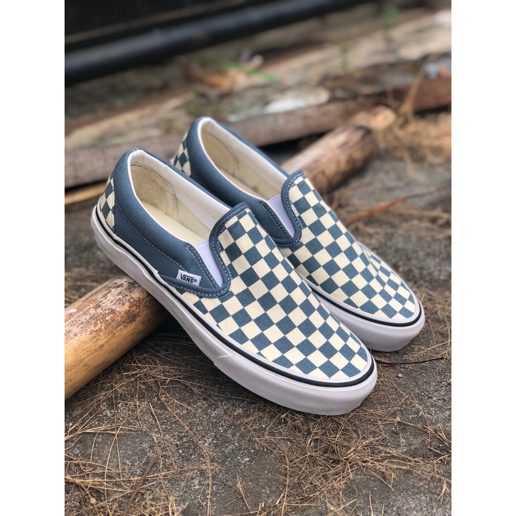 Vans Slipon Checkerboard Mirage/Blue