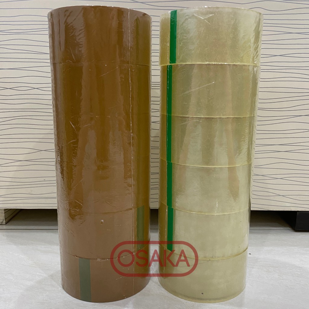 

Lakban / Isolasi Hawaii Bening & Coklat 45mm / 2 inch x 50m