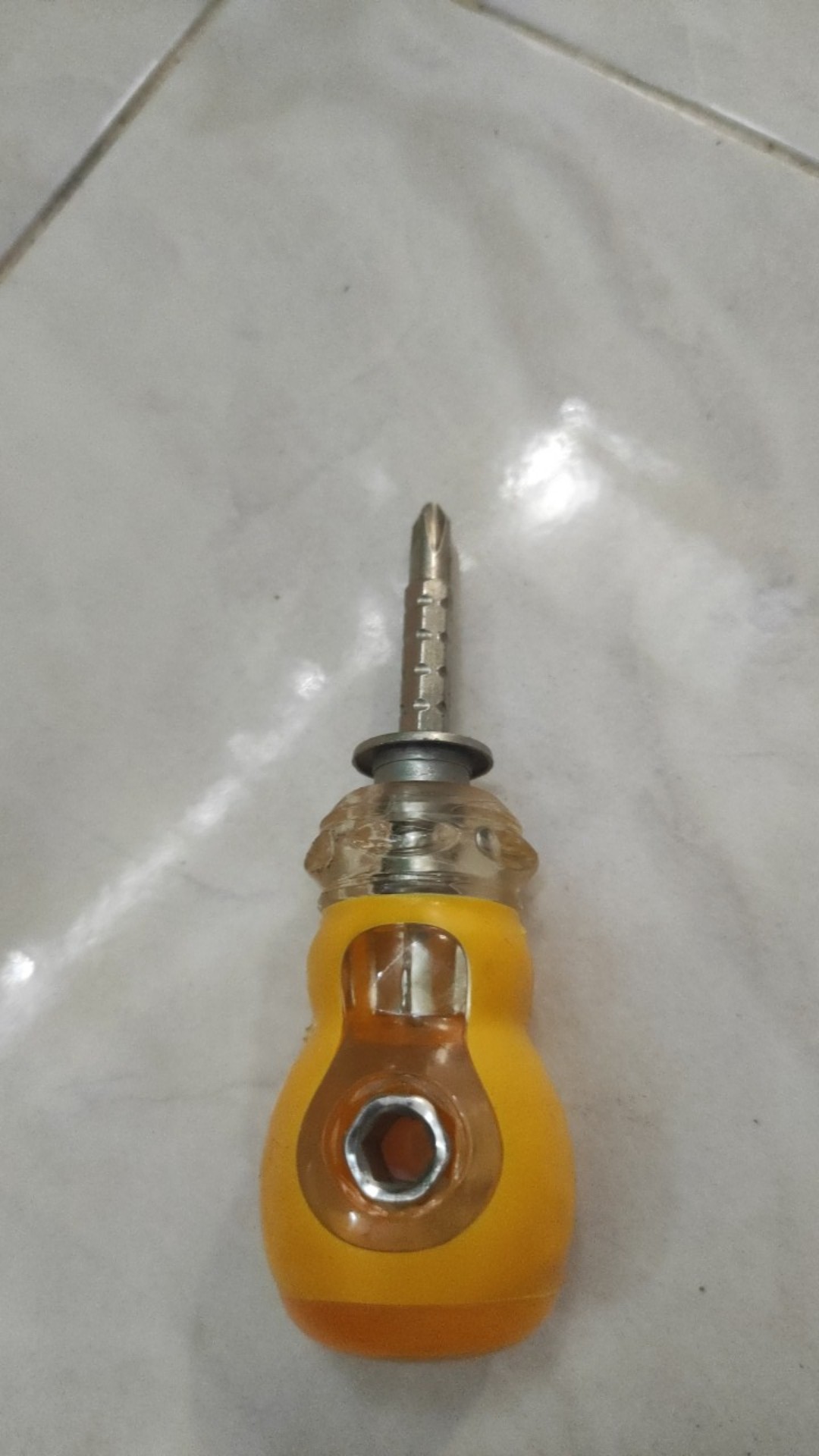 Obeng Bolak Balik Fleksibel Cebol Mini