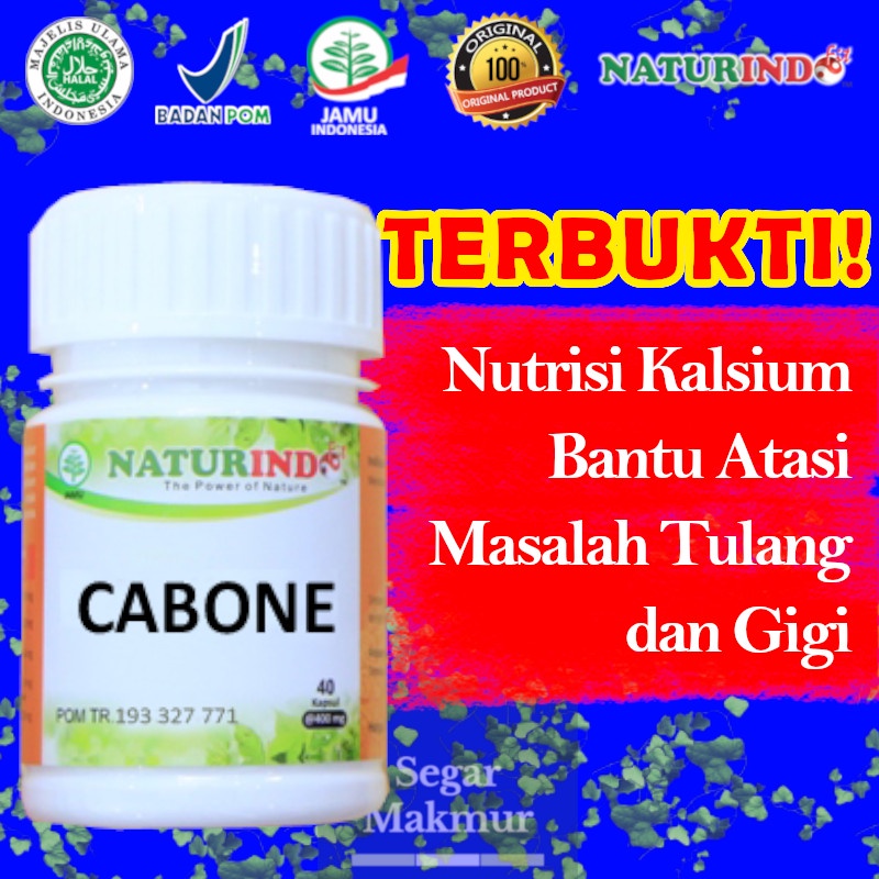 Cabone Naturindo Obat Herbal Alami Obat Herbal Tulang Vitamin Herbal Alami Obat Pengapuran Tulang Ob