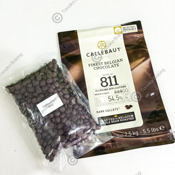 

Bumbu Masak Repack Callebaut Dark Chocolate Couverture Callets 811 54,5% 500 Gram