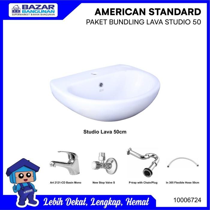 Washtafel Paket Washtafel / Wastafel / Basin American Standard Studio Lava 50