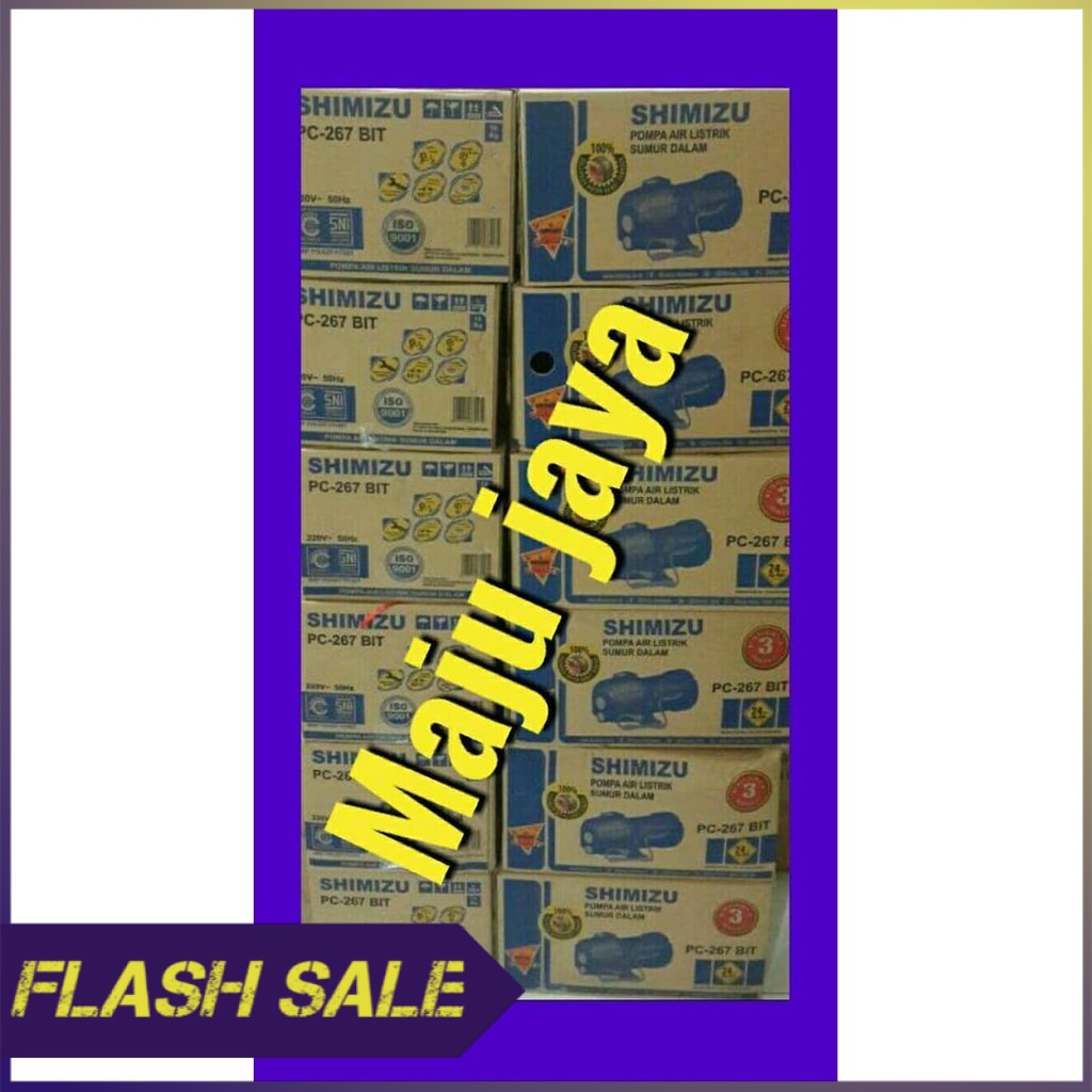 Pompa air jet pump  Shimizu  Pc 267 bit komplit tabung otomatis pc 268